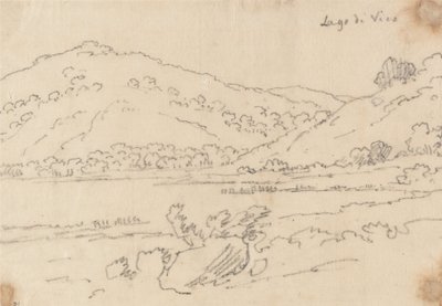 Lago di Vico von John Robert Cozens